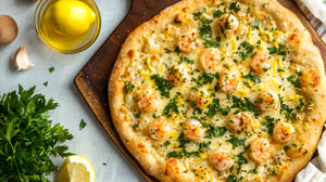 Lenten Pizza Ideas: Pizza Scampi